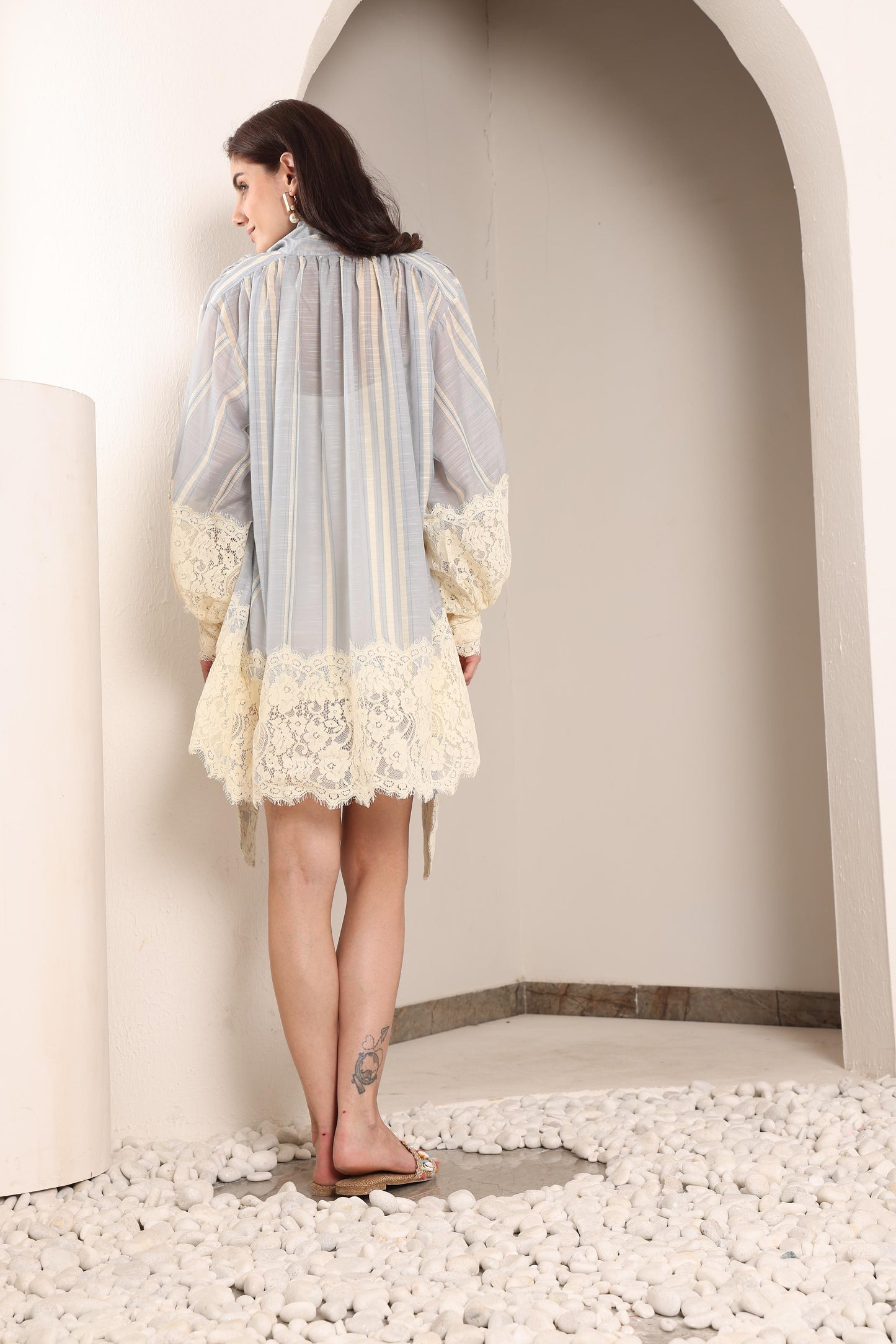 JIMMY DAY DRESS WITH LACE